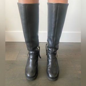 Polo Ralph Lauren Tall Shaft Moto Boots, size 8